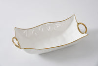 Pampa Bay Rectangular Centerpiece Golden Handles