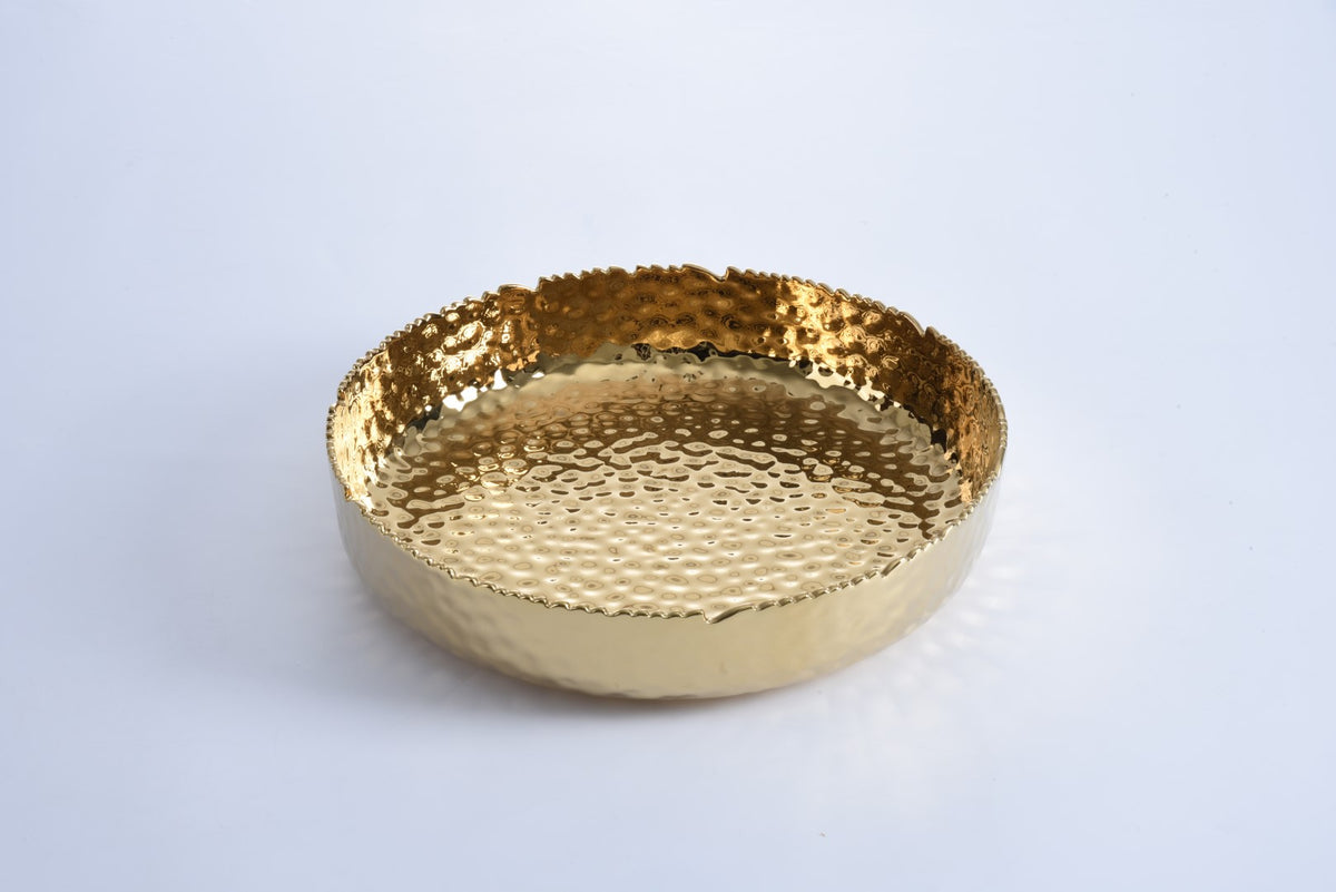 Pampa Bay Extra Large Shallow Bowl in Golden Millennium