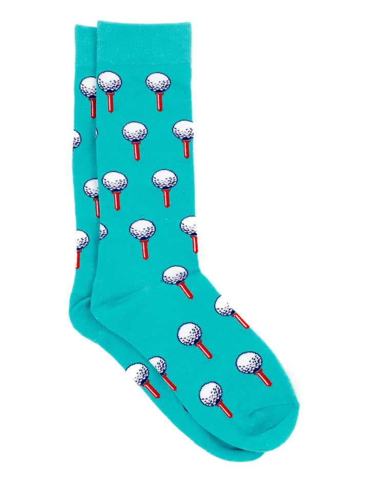Properly Tied Lucky Duck Socks Tee Time