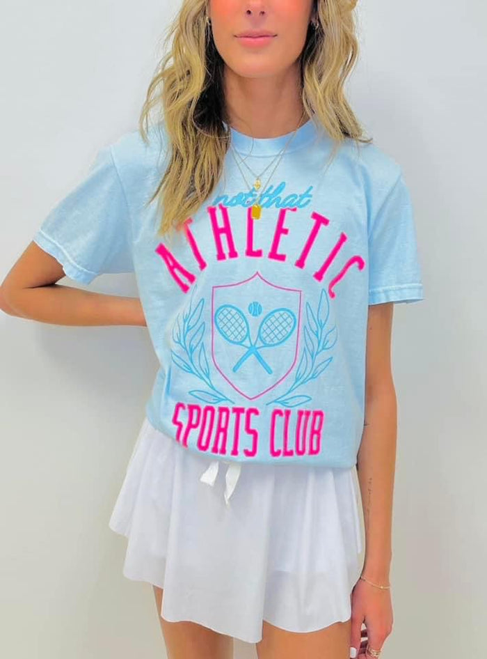 Not That Athletic Sport Club Graphic Tee Comfort Color