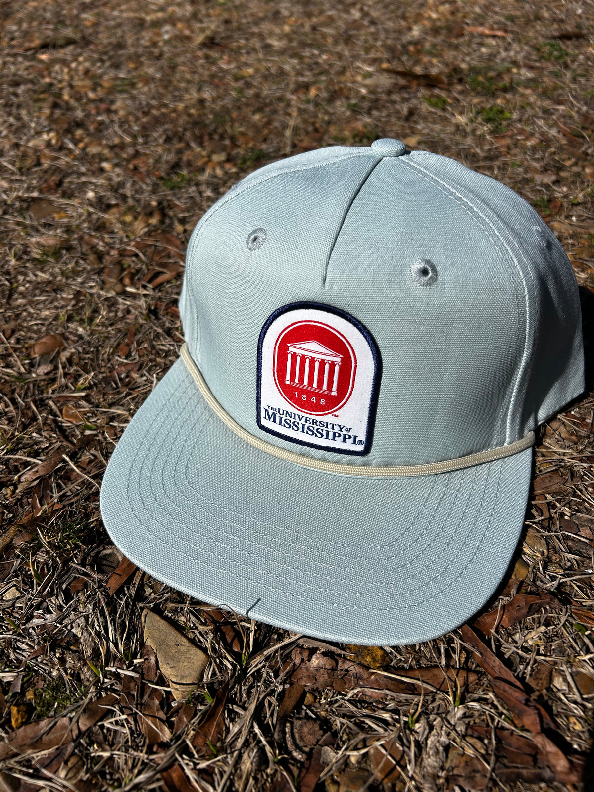 Speckle Bellies - Ole Miss Arch - Chambray