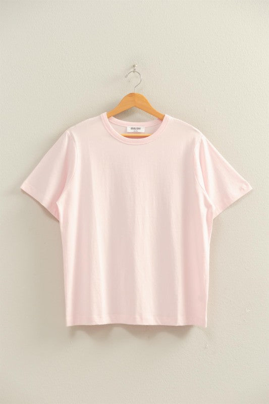 Oversized Short Sleeve Crew Neck T-shirt