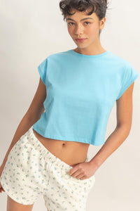 Classic Crew Neck Sleeveless Top
