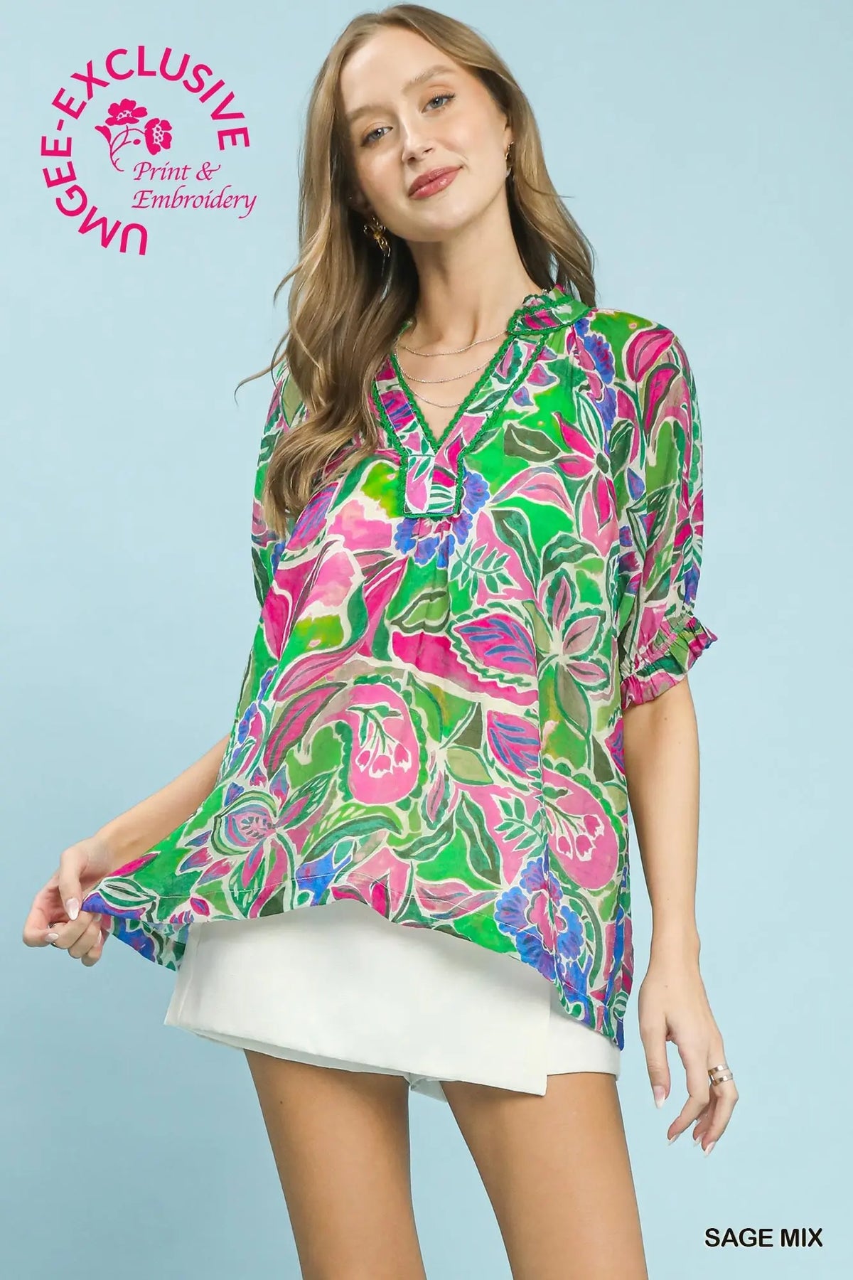 Floral Print Top