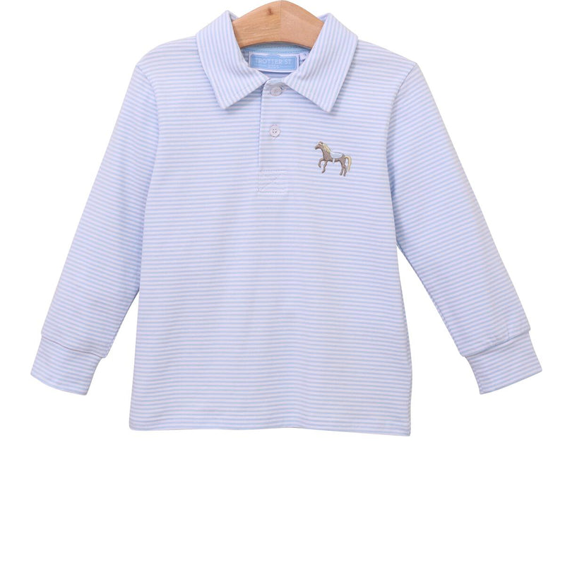 Trotter Street Horse Embroidery Polo