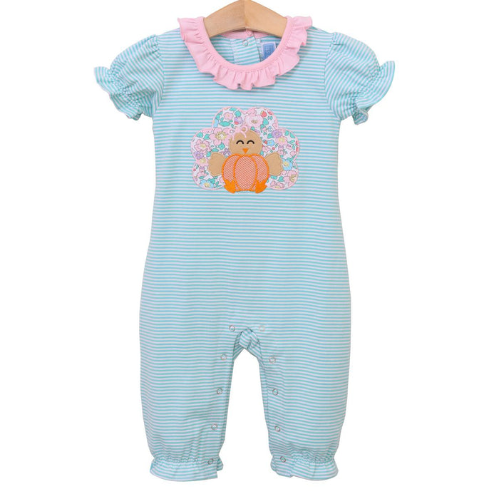 Trotter Street Turkey Ruffle Romper