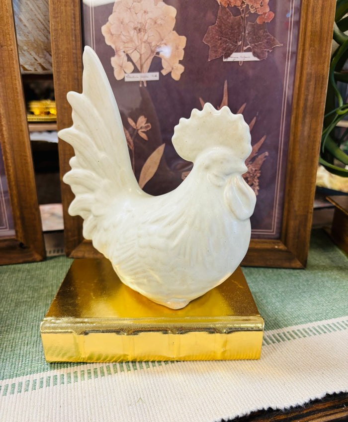 Sonshine Pottery White Rooster