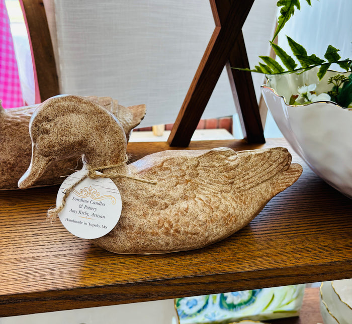 Sonshine Pottery Brown Medium Duck