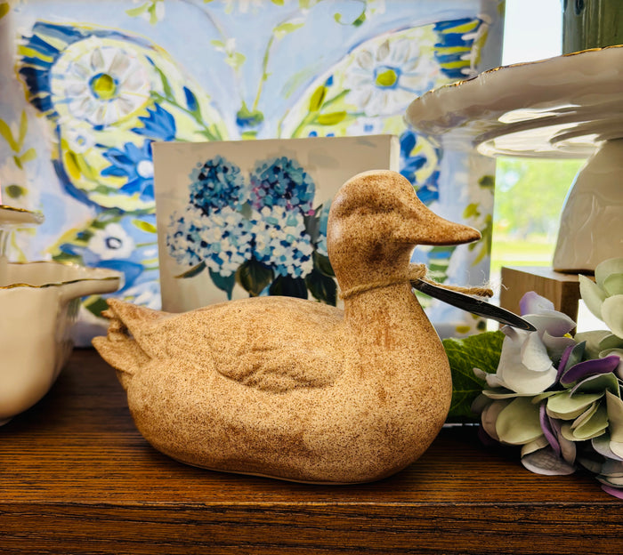 Sonshine Pottery Brown Small Duck