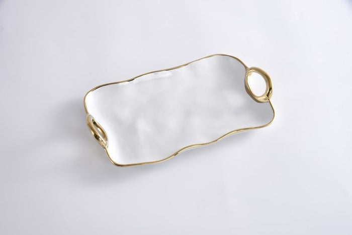 Pampa Bay Small Platter from our Golden Handles