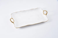 Pampa Bay Large Platter from our Golden Handles