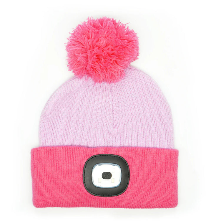 Night Owl™ Kid's Rechargeable LED Pom Hat