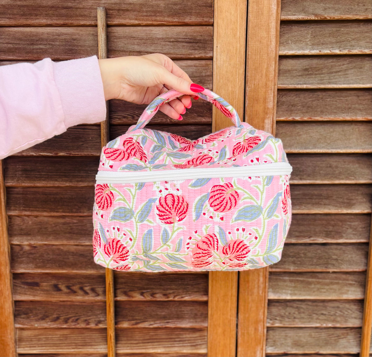 Quilted Vanity Bag