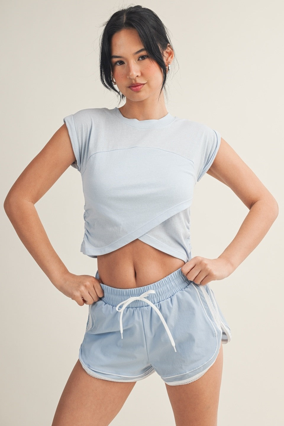 Slub Crossover Top