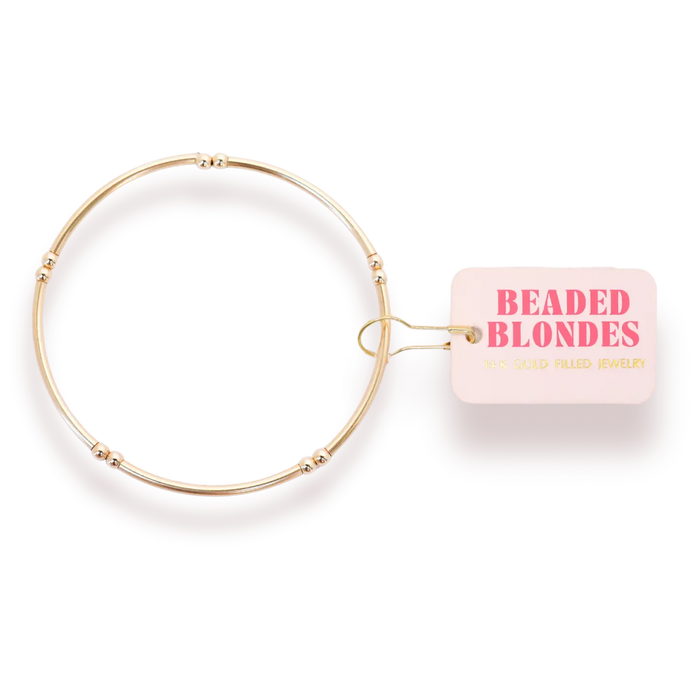 Mollie Bar  Bracelet in Gold