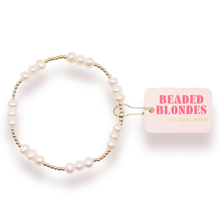 Ily Coastal Pearl Bracelet in Gold