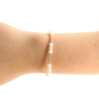 Leah Pearl Bracelet in Gold
