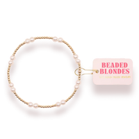Leah Pearl Bracelet in Gold