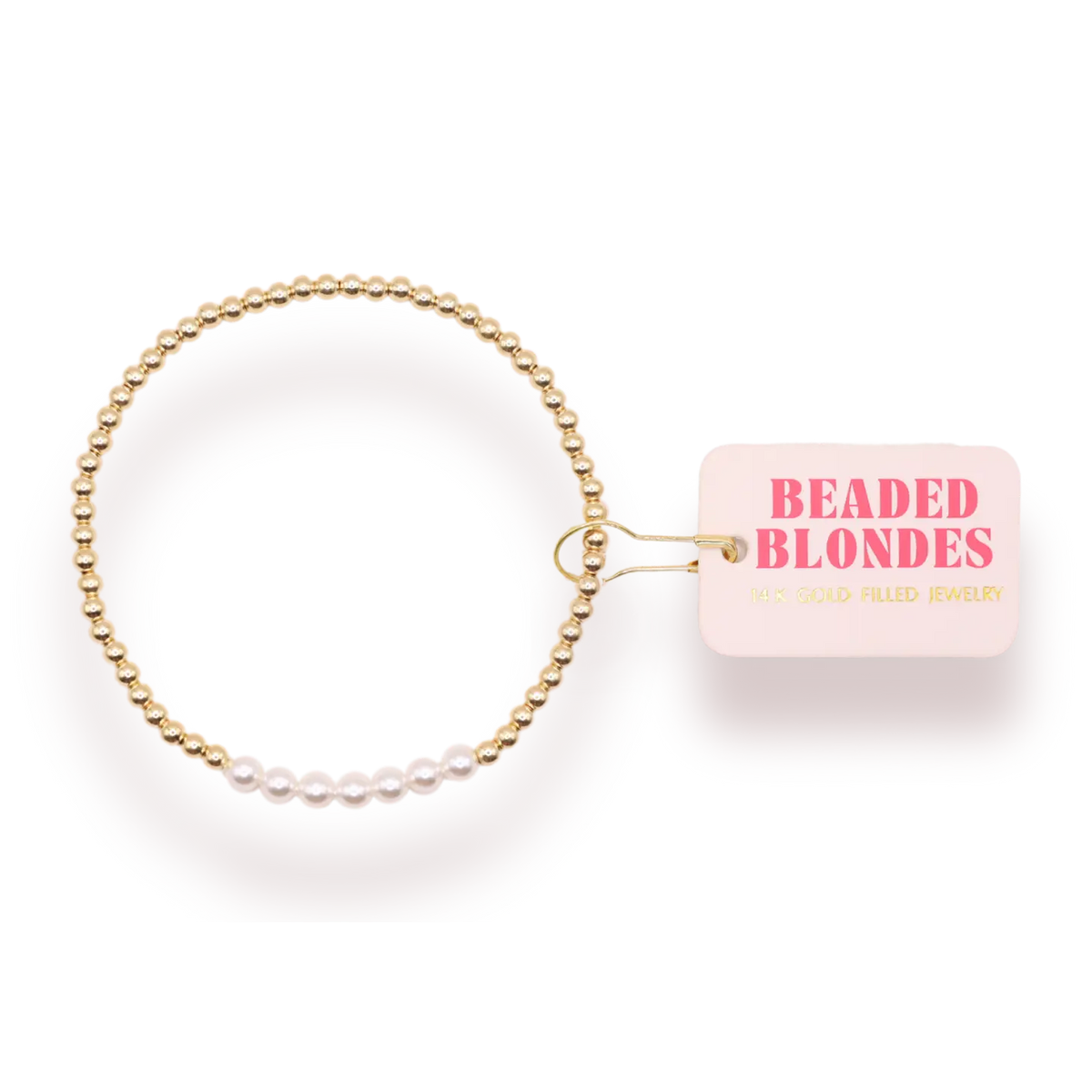 Sophia Pearl Bracelet in Gold