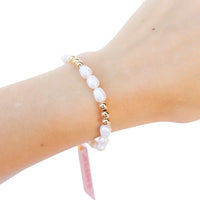 Willow Pearl Bracelet in Gold