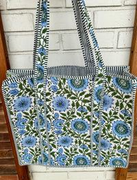 Quilted Large Tote Bag