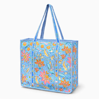 Quilted Large Tote Bag