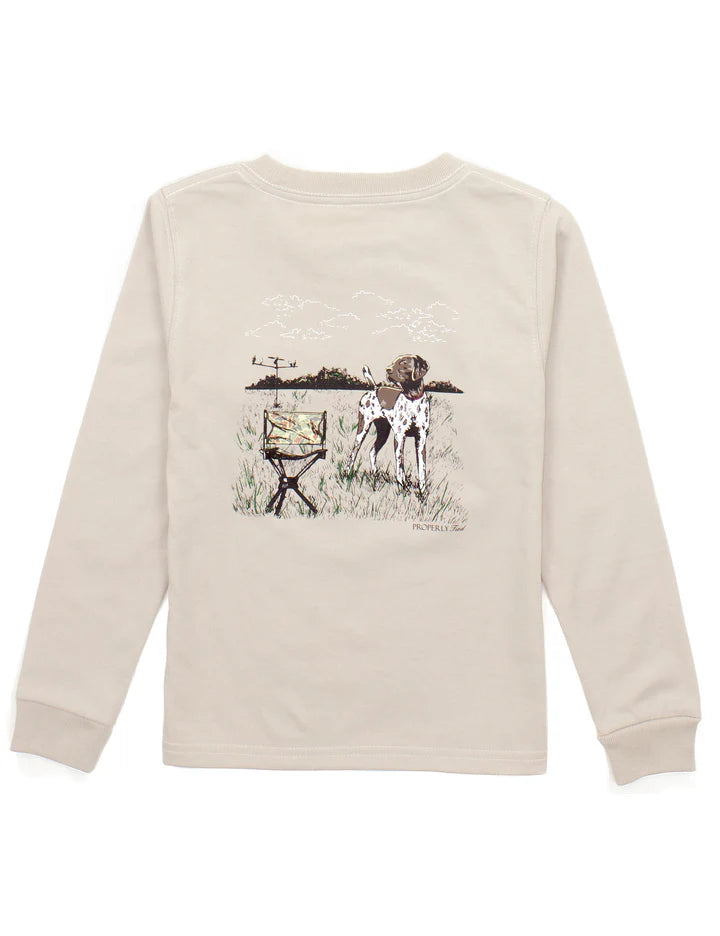 Properly Tied Boys Dove Hunt LS Linen