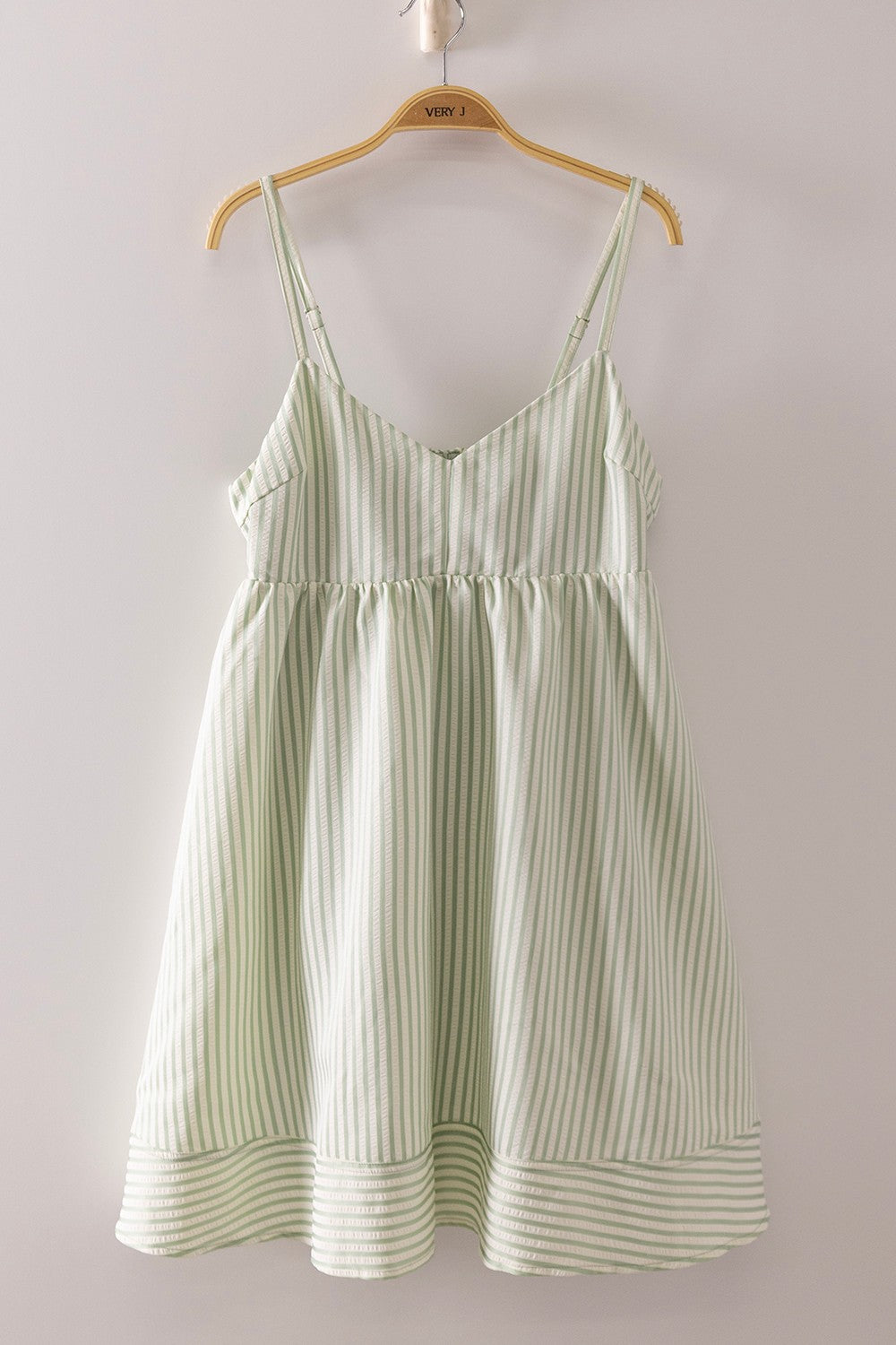 Stripe Bow Babydoll Sundress