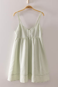 Stripe Bow Babydoll Sundress