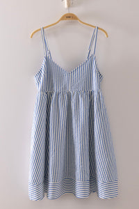 Stripe Bow Babydoll Sundress