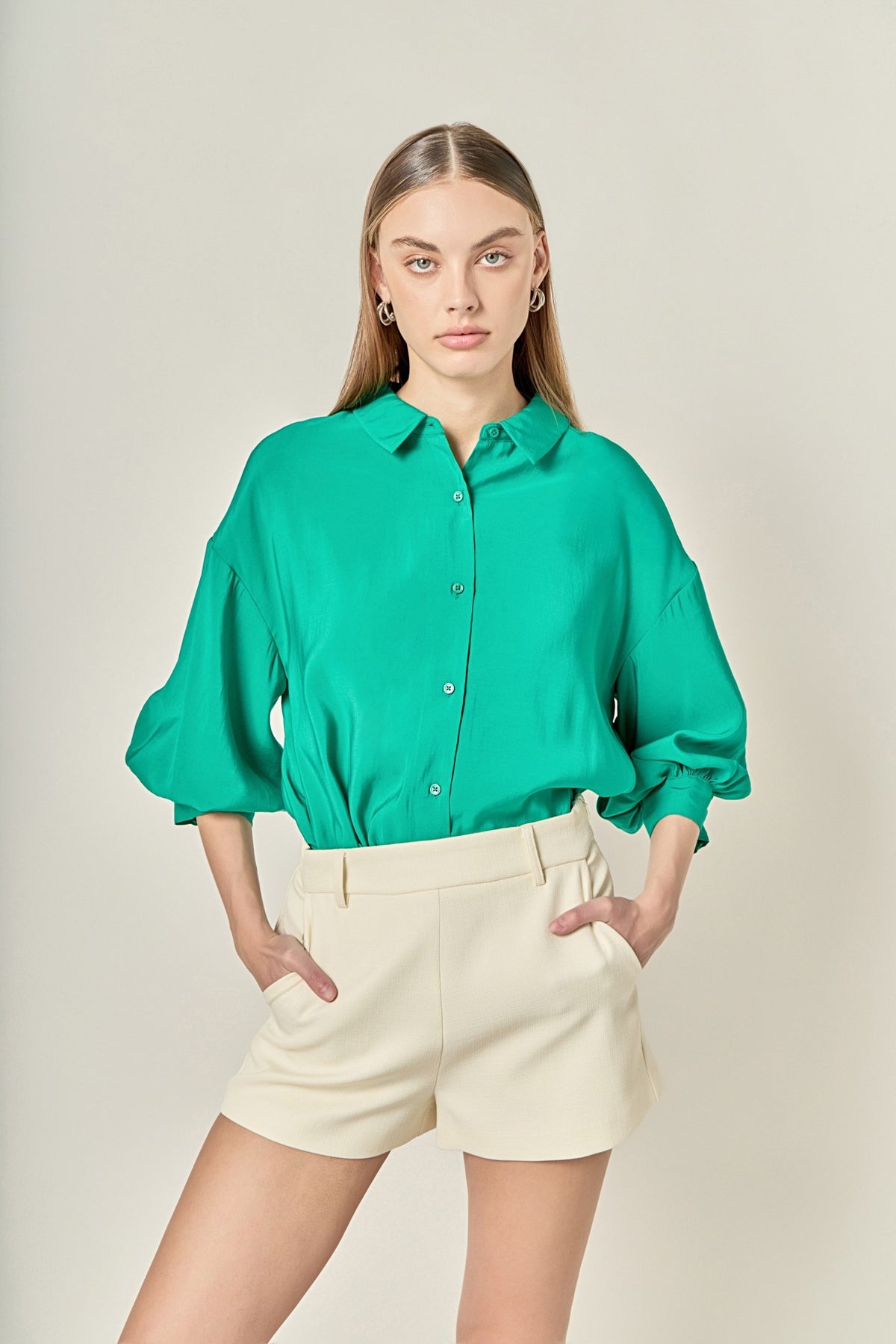 Balloon Sleeve Shirt
