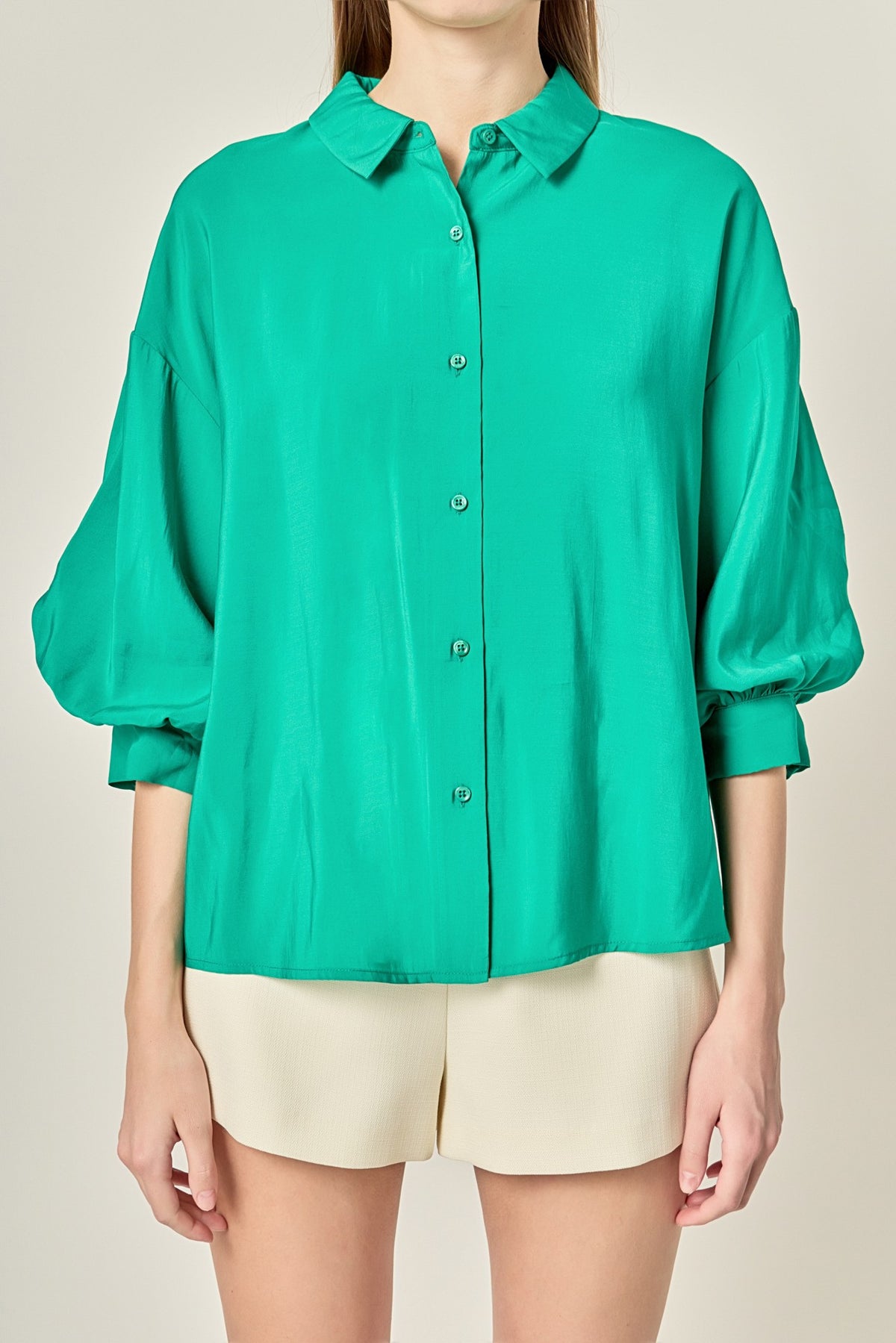 Balloon Sleeve Shirt