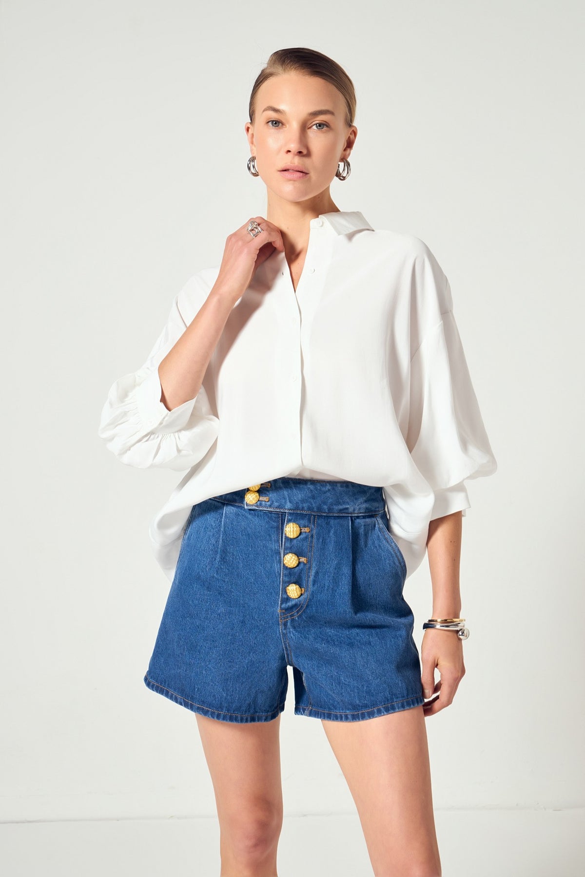 Balloon Sleeve Shirt