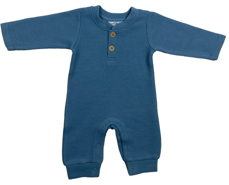 Three Sister Karter Romper- Blue