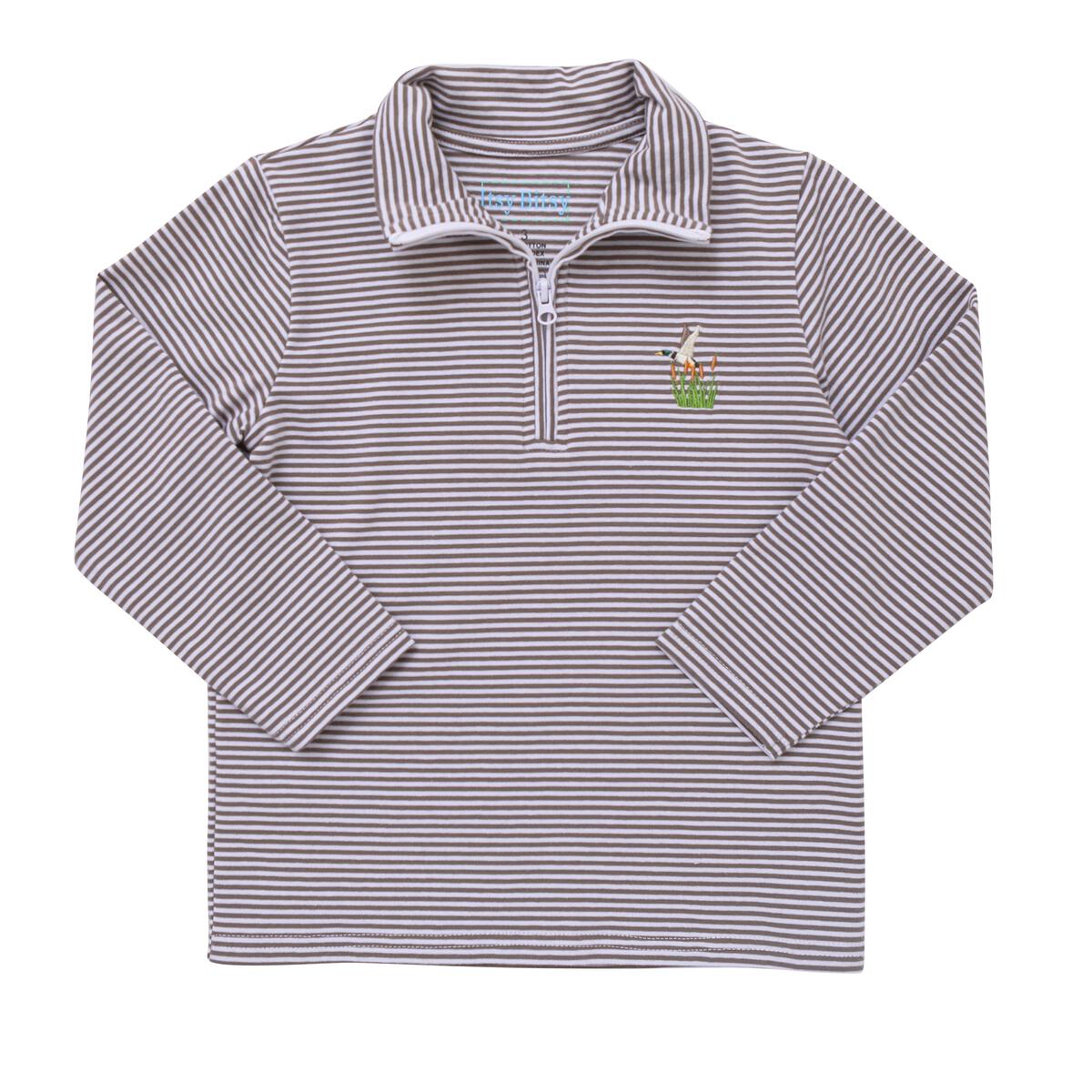 Itsy Bitsy 1/4 Zip Pullover- Mallard