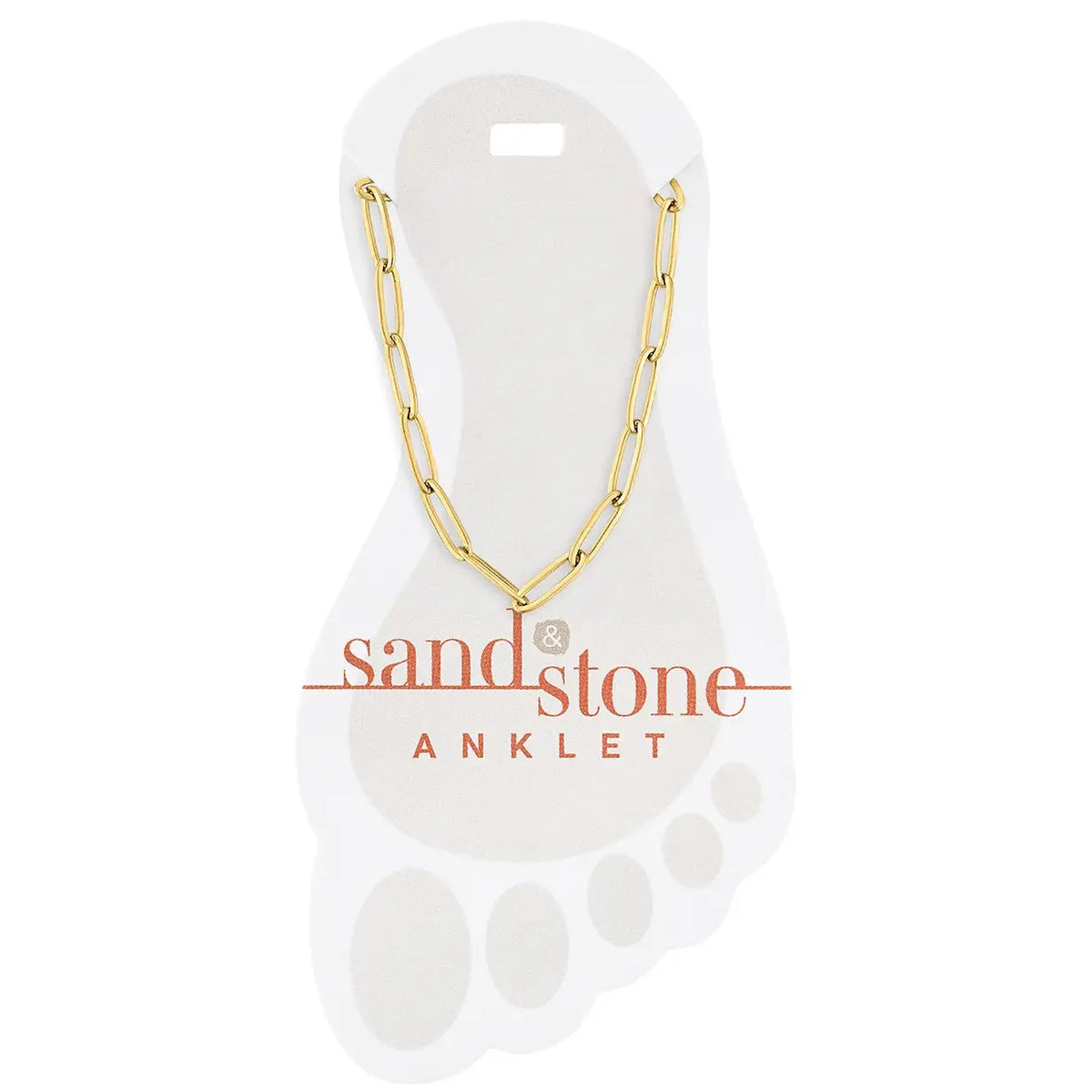 Sand & Stone Anklets Gold