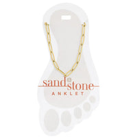Sand & Stone Anklets Gold