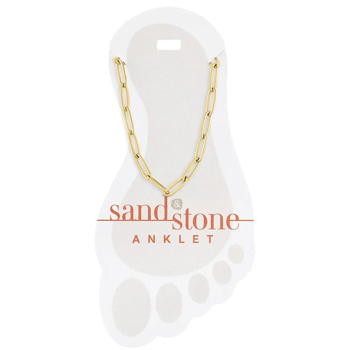 Sand & Stone Anklets Gold