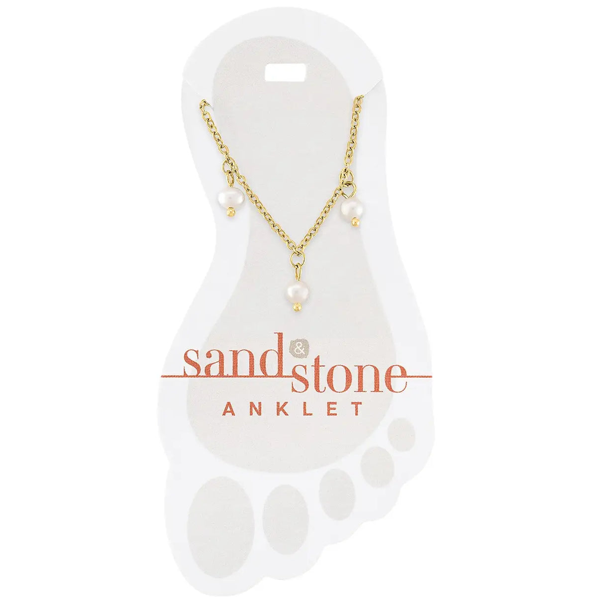 Sand & Stone Anklets Gold
