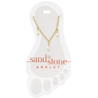 Sand & Stone Anklets Gold