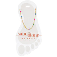 Sand & Stone Anklets Gold