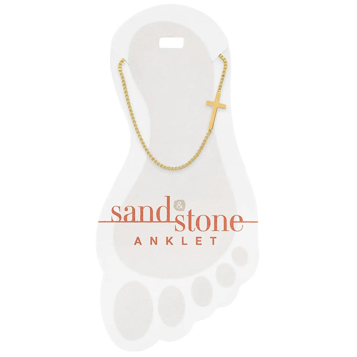 Sand & Stone Anklets Gold