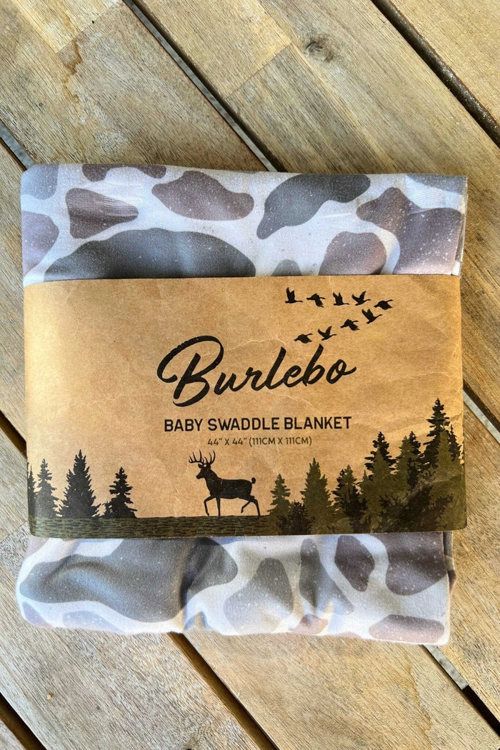 Burlebo- Baby Swaddle - Classic Deer Camo