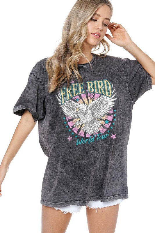 PUFF' FREE BIRD WORLD TOUR GRAPHIC TEE