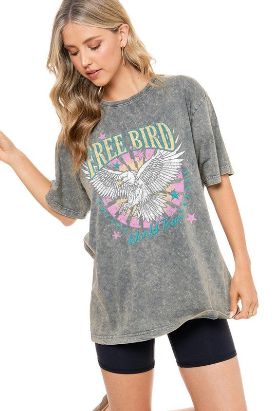 PUFF' FREE BIRD WORLD TOUR GRAPHIC TEE