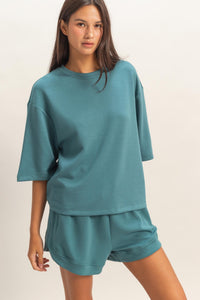 Scuba Short Sleeve Boxy Short Set