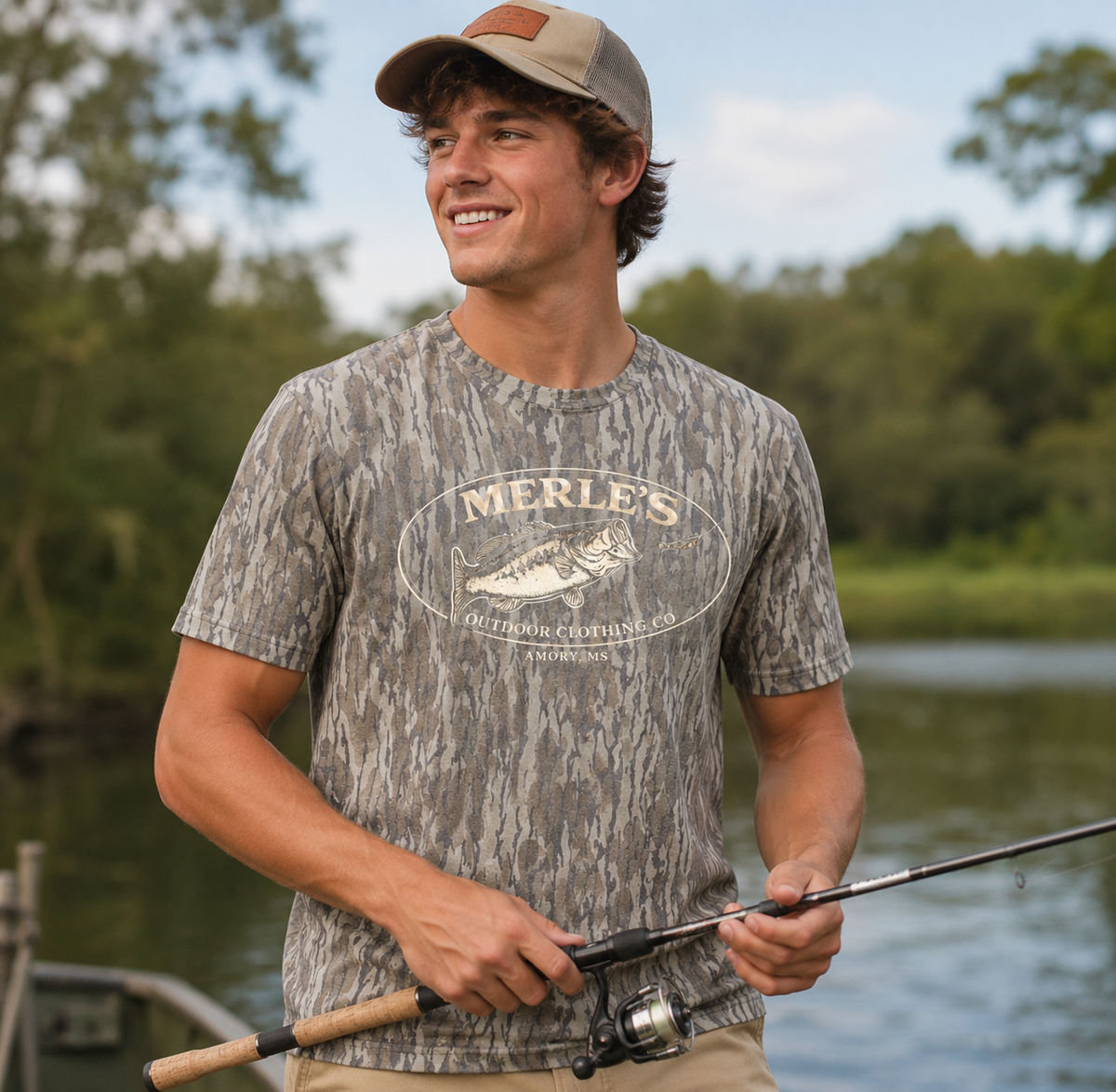 Merle’s Bass Bottomland Tee SS