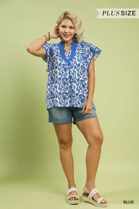 Abstract Print Top