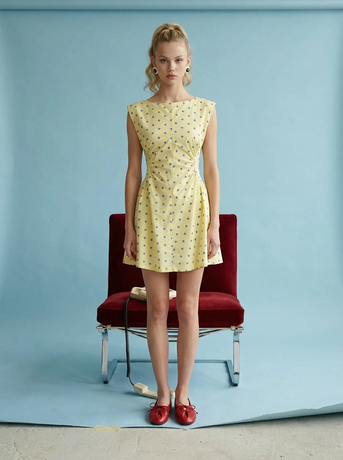 Polka Dot Summer Mini Dress
