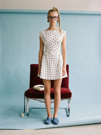 Polka Dot Summer Mini Dress